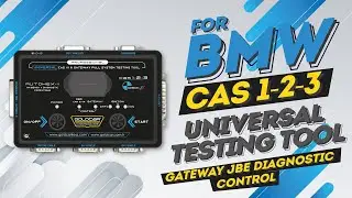 How to use Goldcar Bmw Cas 1 / 2 / 3 + JBE Gateway Tester with Autohex-II