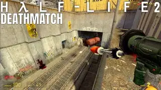 Half-Life 2 Deathmatch Gameplay 2023 on Underpass