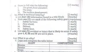 2025 BECE Career Technology Mock Questions