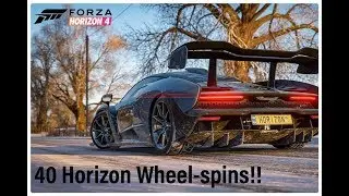 Forza Horizon 4: 40 Horizon Wheel-spins!! (Dab Emote)