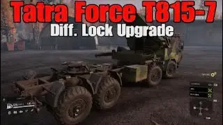SnowRunner Tatra Force T815-7 Diff Lock Upgrade Location Factory Grounds Don Russian Federation