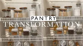 PINTEREST INSPIRED PANTRY TRANSFORMATION I ORGANIZE WITH ME