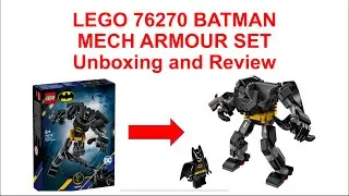 LEGO 76270 BATMAN MECH ARMOUR SET Unboxing and Review