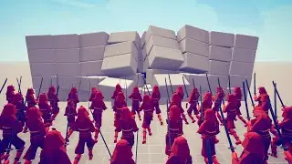 EVERY UNIT vs EVERY UNIT BEHIND BRICK WALL - Totally Accurate Battle Simulator TABS