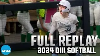 2024 NCAA DIII softball championship series Game 1 | FULL REPLAY
