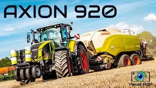 Paille 100% CLAAS / Quadrant 5300 I Part 2/2 #claas #claasaxion #paille #bigtractorpower