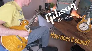 My New Gibson Les Paul R9 1959 - Plugging It In For The First Time!!