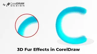 Create 3D Fur Effects in Coreldraw | CorelDraw Tutorials | Coreldraw Design for Beginners |