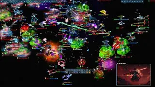 Darkorbit - ⚔️ [GE1/EG1] HUGE TEAMFIGHT 50 VS 50 FT. 🌊 [ЯΞKT] 🌊 [4K 60FPS ] ⚔️