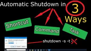 how to schedule/cancel a shutdown in windows 10 in 3 different quick & easy ways.