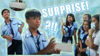 Surprising my Classmate a Cellphone + Embarrassing Dares (Birthday Surprise for Jester)