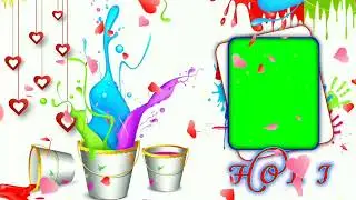 Holi green screen new | New holi green screen video