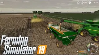 ARRANCO LA SOJA MUY COMPLICADA (PARTE 1) | MULTIPLAYER | FARMING SIMULATOR 19