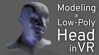 MARUI Demo: Modeling a Low-Poly Head in VR