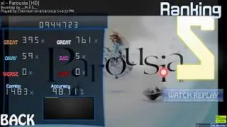 xi - Parousia 3.72★ FC (osu!mania 7k)