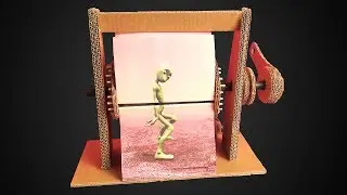 How to Make Alien Dance Flipbook Animation Machine