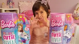 Barbie Cutie Reveal 🦄🐼🐻‍❄️🦊🦝        Acquistato finalmente questa simpatica serie!! 😍😍😍