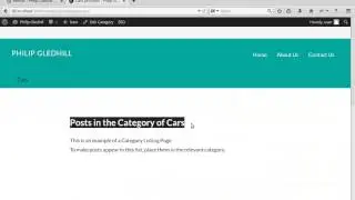 How to make Category And Tag Archive Listing Pages