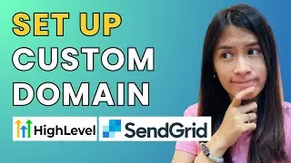 How to Setup Your Custom Domain as Email Sender via sendgrid in #gohighlevel #gohighleveltutorial