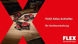 Ideal für präzise und detaillierte Holzarbeiten: die neuen Akkuschleifer von FLEX