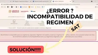 Por que no puedo presentar tramites en el SAT por internet, cambio de domicilio, cambio de regimen