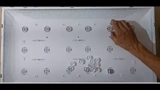 Como consertar mancha ou bolas brancas da TV LG 32 polegadas