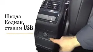 Skoda Kodiaq additional USB and rust on the thresholds. skoda kodiaq TDI-2.0 2018