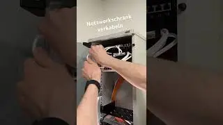 Meinen neuen Netzwerkschrank verkabeln