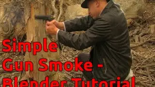 Simple Gun Smoke - Blender Tutorial