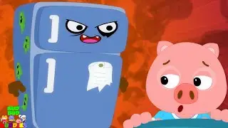 Haunted Fridge Halloween Cartoon By Bud Bud Buddies