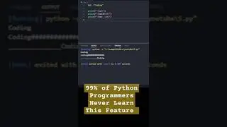 99% of Python Programmers Never Learn This Feature 