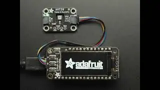 Assembled Adafruit FeatherWing OLED - 128x64 OLED Add-on - STEMMA QT / Qwiic