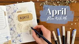 PLAN WITH ME!🕊️ April Bullet Journal Set Up | Spring Birds Theme