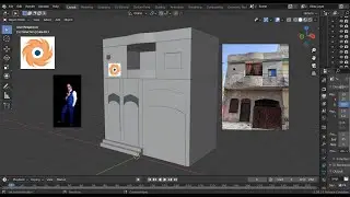 Blender 3d Building Exterior Modeling No Texture Material Fast Video Part 1