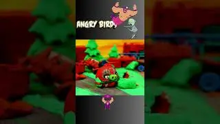 Angry birds Wrestlamania #shorts #wrestling #animation #stopmotion