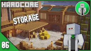 Minecraft Hardcore #6 - Storage & Mobfarm!