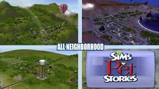 SIMS PET STORIES - ALL NEIGHBORHOOD + SIMS CHARACTER