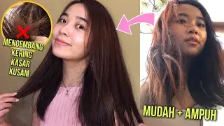 CARA ATASI RAMBUT MEGAR MENGEMBANG | RAMBUT KASAR JADI HALUS SELEMBUT SUTRA