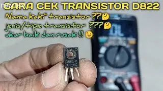 UKUR TRANSISTOR D882 || mengunakan avometer digital