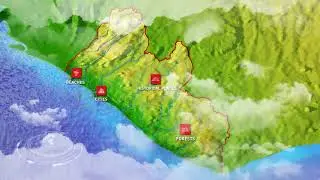 MAP LIBERIA