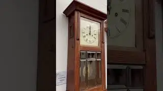 Antique Gustav Becker Mission Style Wall Clock