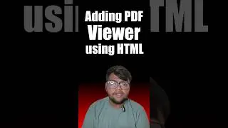 how to embed pdf viewer in website using HTML 