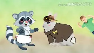 Dusk raccoon in a nutshell (Re-uploaded)