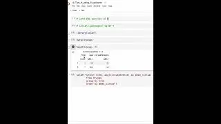 Tips in using R: send SQL queries in R
