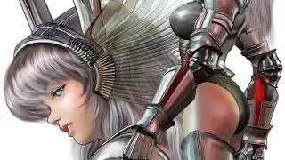 Metal Bunny Girl : 2D＋3D illustration