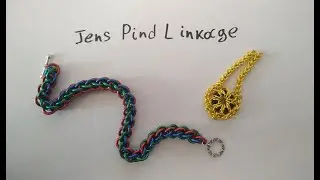 Браслет или цепочка своими руками. Кольчужное плетение Jens Pind Linkage