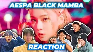 Reacting to Aespa Black Mamba at School