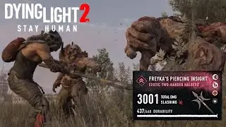 Most Overpowered Exotic Spear Dying Light 2 | MODDED WEAPON |