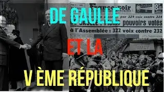 3ème. BREVET. HISTOIRE. DE GAULLE et la V ÈME RÉPUBLIQUE