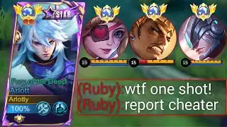 NEW BEST BUILD & EMBLEM ARLOTT TO BEAT ANNOYING META HERO! BEST DAMAGE BUILD 2024 - MLBB